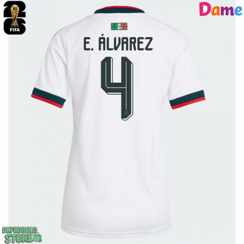 Mexico Edson Alvarez #4 Replika Udebanetrøje Dame VM 2026 Kortærmet
